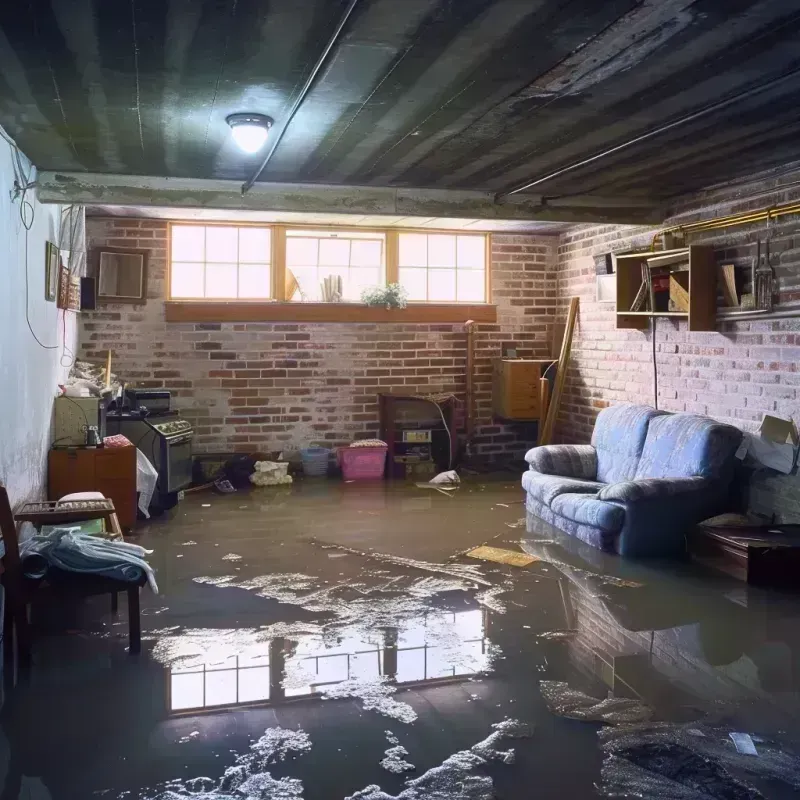 Flooded Basement Cleanup in March Air Force Base, CA